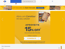 Tablet Screenshot of carrefour.com.br